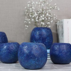Gruppenfoto blaue Vasen