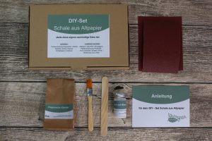 DIY-Set Schale aus Altpapier
