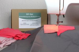 DIY-Set Kissenbezug aus Wollpullovern