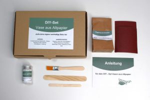 DIY-Set Vase aus Altpapier
